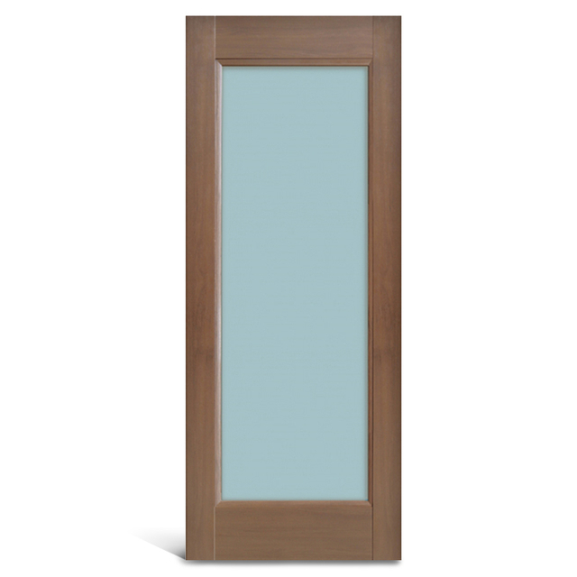 1 панельная стеклянная дверь из ПВХ-панели