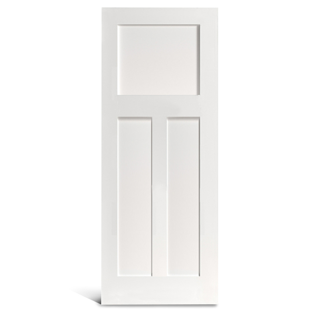 3 предварительно окрашенные плоские панели двери Shaker