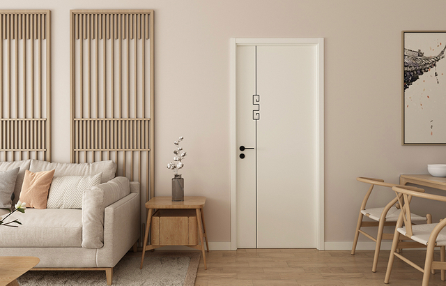 Витрина на двери коттеджа