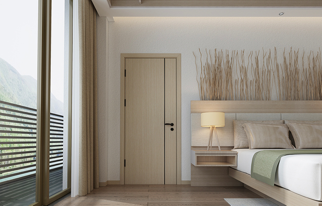 Витрина на двери коттеджа