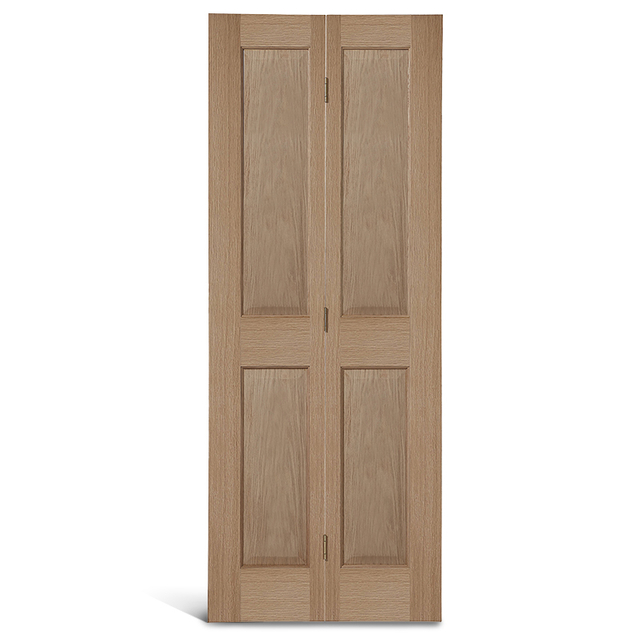 4-х панельная квадратная двустворчатая дверь Topoak