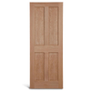 4-х панельная дубовая панельная дверь