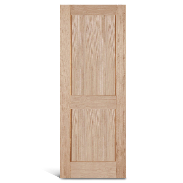 2 плоские дубовые двери Shaker