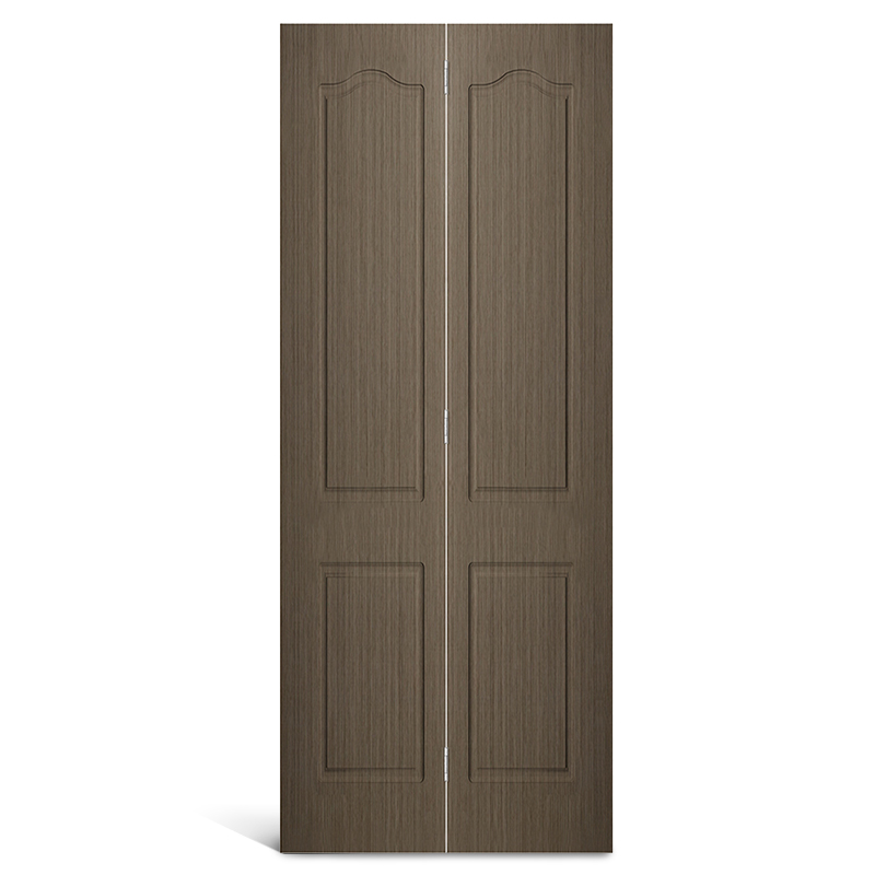 Двустворчатая дверь из ПВХ с 4 панельными арками