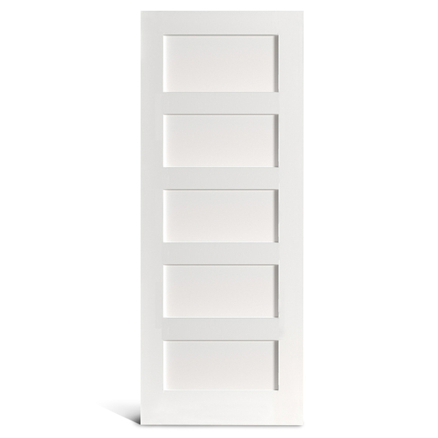 5 плоская панель с загрунтованной дверцей Shaker